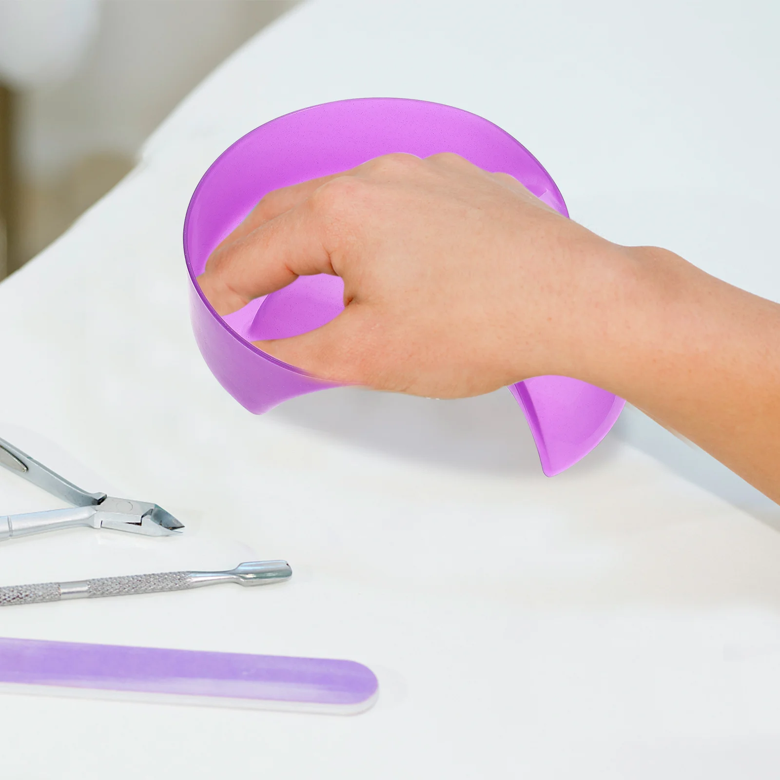 3 pezzi ciotole per ammollo delle mani set di strumenti per manicure spa ideale per il trattamento nutrizionale delle unghie cura delle cuticole uso domestico e professionale