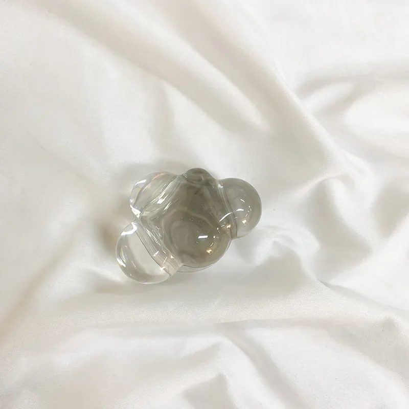 Supporto per airbag per telefono cellulare con colla a goccia Supporto per cuscino d'aria pigro da tavolo Supporto per anello portatile in tinta unita con nuvola di cartone animato creativo