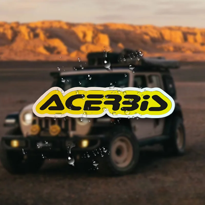 Acerbis Vinyl-Aufkleber für Autos, LKWs & Motorräder - Langlebige, Wetterfeste Aufkleber für Stoßstangen & Fenster