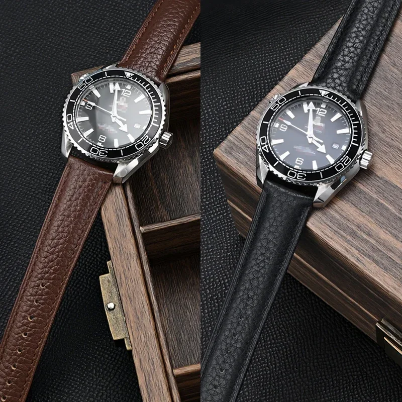 

Ремешок из натуральной кожи 12, 13, 14, 15, 16, 17 18 19, 20 мм 21 22 23 24 мм, черный, коричневый, из воловьей кожи, быстросъемный ремешок для часов, деловой браслет