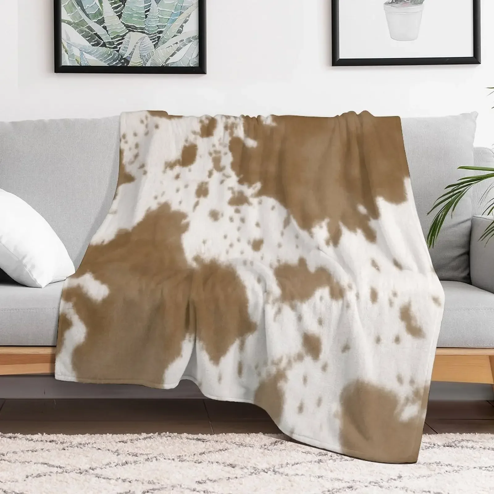 

Nguni Cattle Hide Throw Blanket Sofa Luxury Summer Beddings Blankets