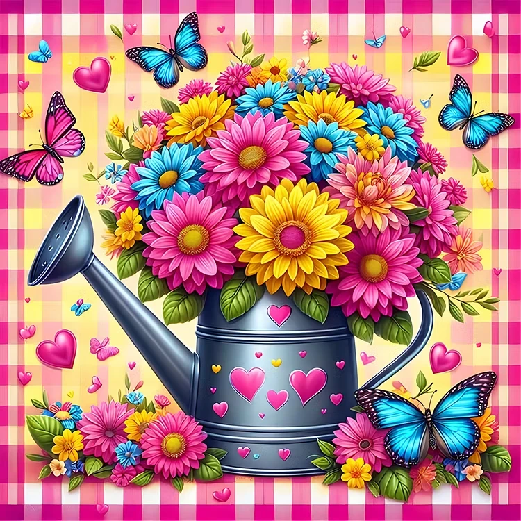 

1000PCS Jigsaw Puzzles Adults Kettle Bouquet Home Puzzle Stress Relief Entertainment Toys Landscape Puzzles Christmas Gift