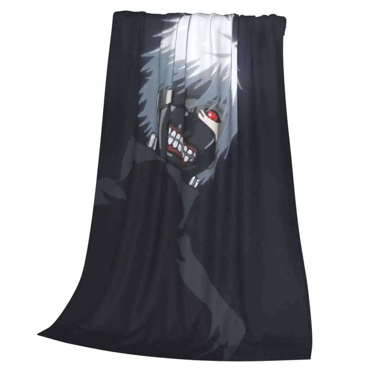 Tokyo Ghoul Anime Blanket Soft Warm Flannel Throw Blanket Bedspread for Bed Living room Picnic Travel Home Couch