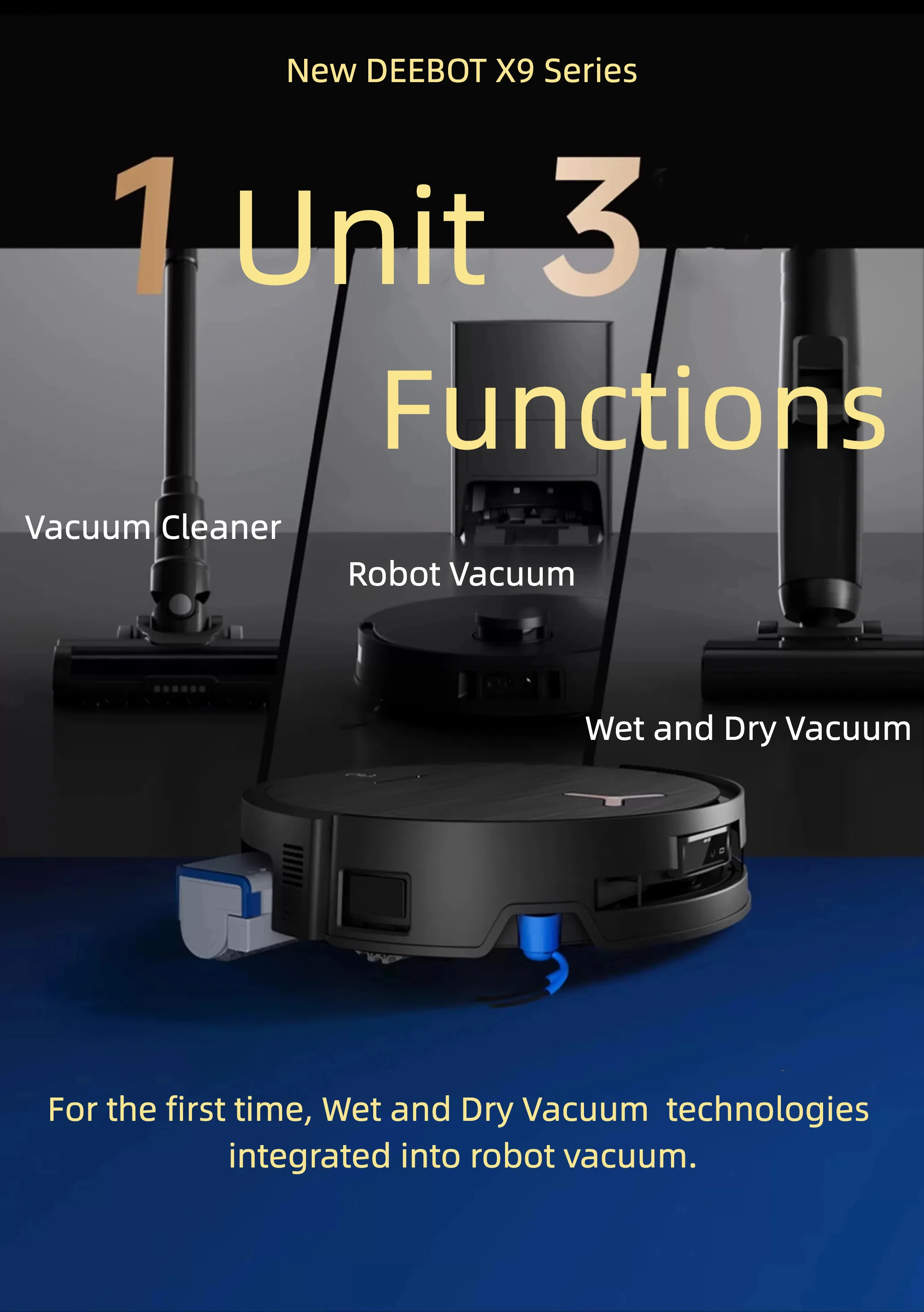 Robot Vacuum with Mop 16600Pa Suction OZMO Roller Mop Smart Home Automatic Cleaner for Hotels