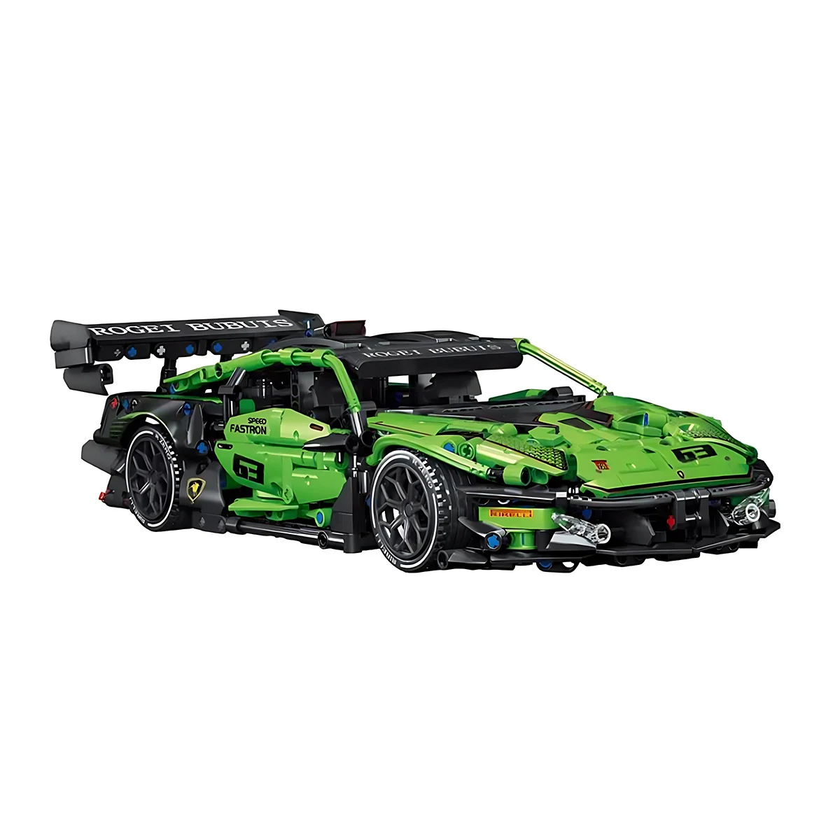 1644PCS Technical Super Speed Lamborghinis Sport Car Building Blocks Famous Race Vehicle Model Assemble Bricks Toys For Children