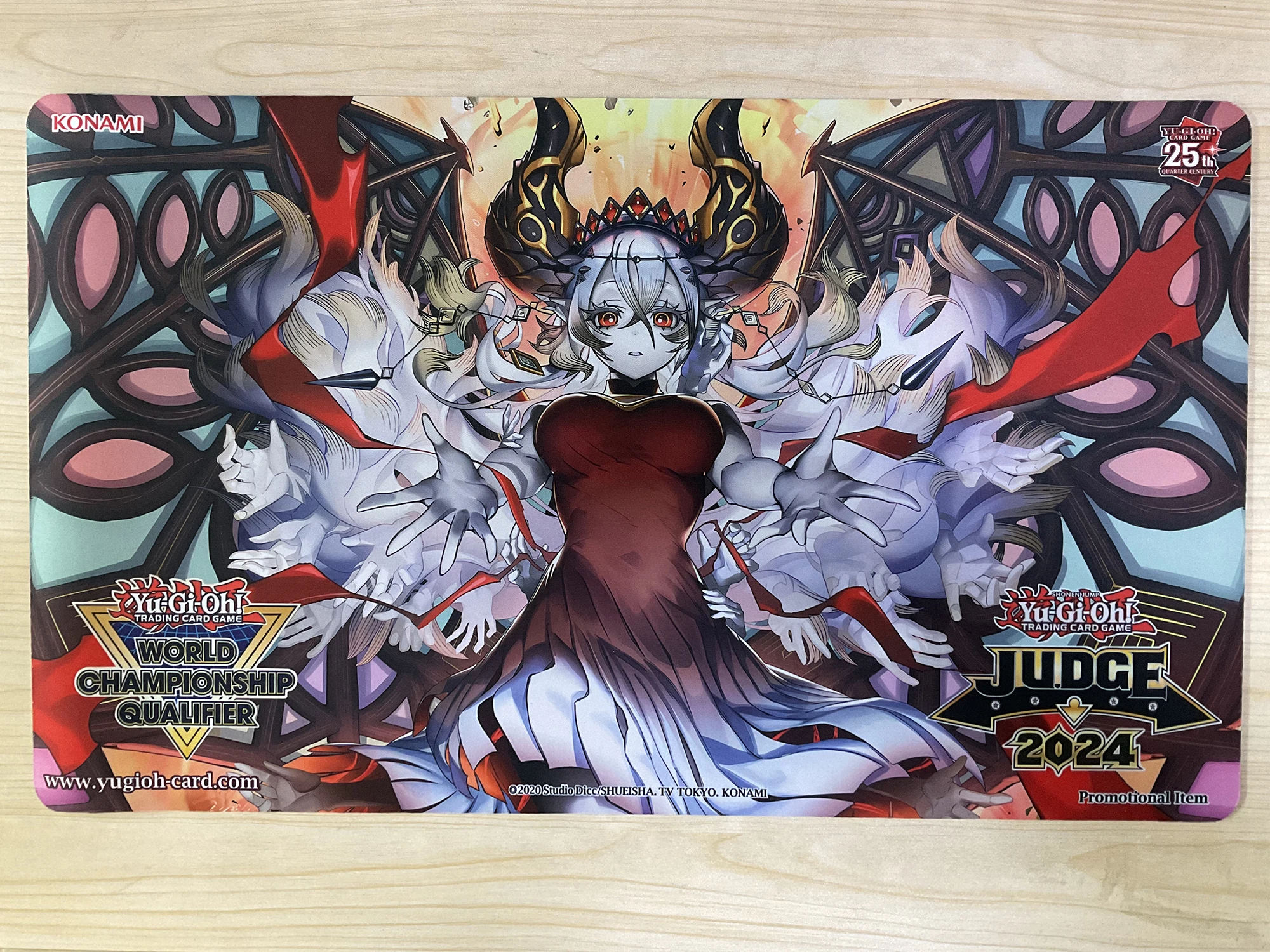遊戯王 公式 プレイマット The Fallen ＆ The Virtuous 新品未開封 the fallen & the virtuous プレイマット 遊戯王 公式品