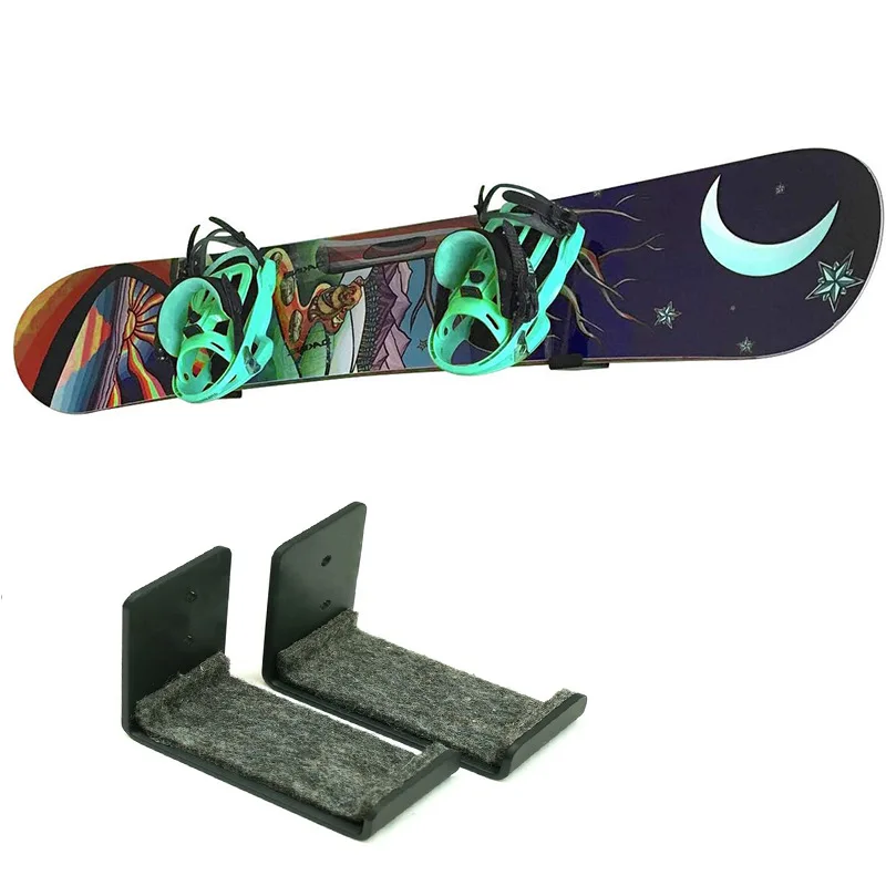 Wall display montado para casa e garagem, display snowboard, suporte de armazenamento