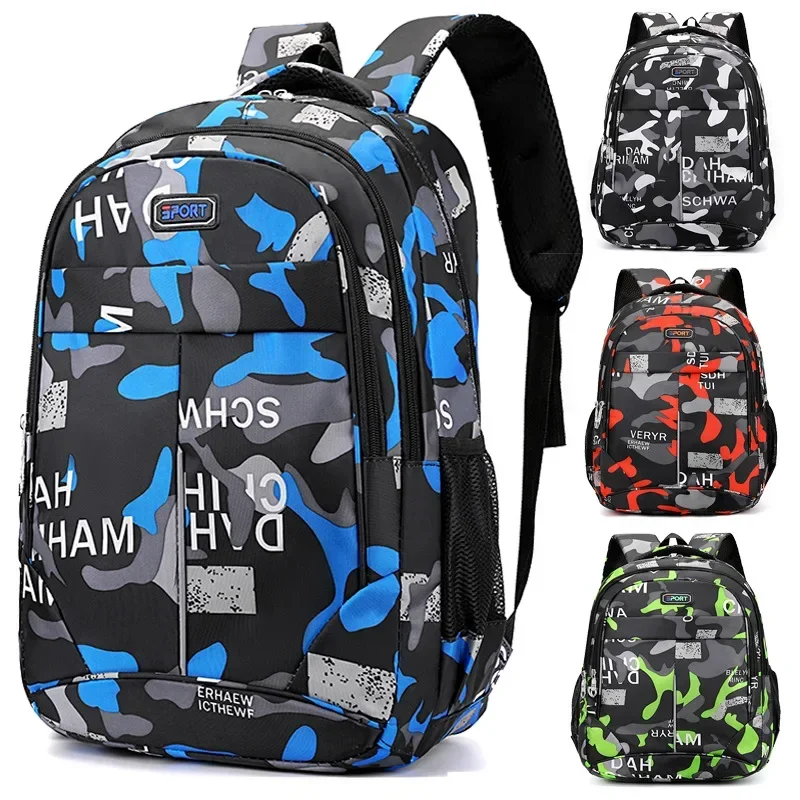 

Double shoulder student schoolbag travel Korean version of men's and women's fashion leisure primary school students backpack