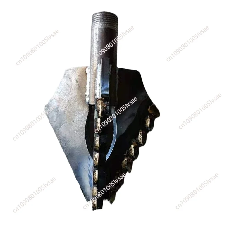 

Small Water Well Drilling Rig Three Wings Water Well Drilling Suitable for Soil Sand Layer One Inch Drill Pipe Drilling Bits