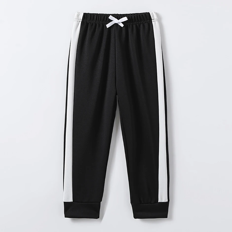 1/3 Stück Sommer und Herbst Kinder neue Looped Jogginghose Jungen Casual Sport Color Blocked Hosen Mädchen hübsche Harun Hosen – Detail 15