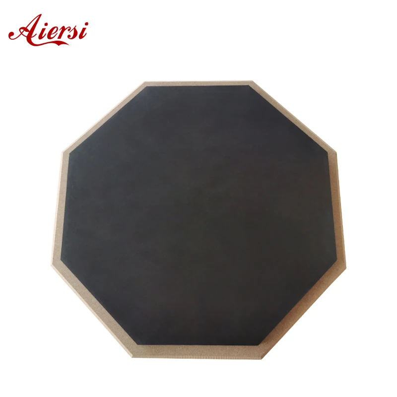 Aiersi-Silent Drum Practice Pad, Gray and Black Color, 8 Inches