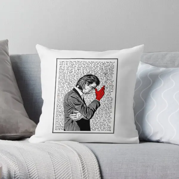 

Nick Cave T Shirtnick Cave Printing Throw Pillow Cover Fashion Case Hotel Car Comfort Bed Fashion Pillows not include One Side