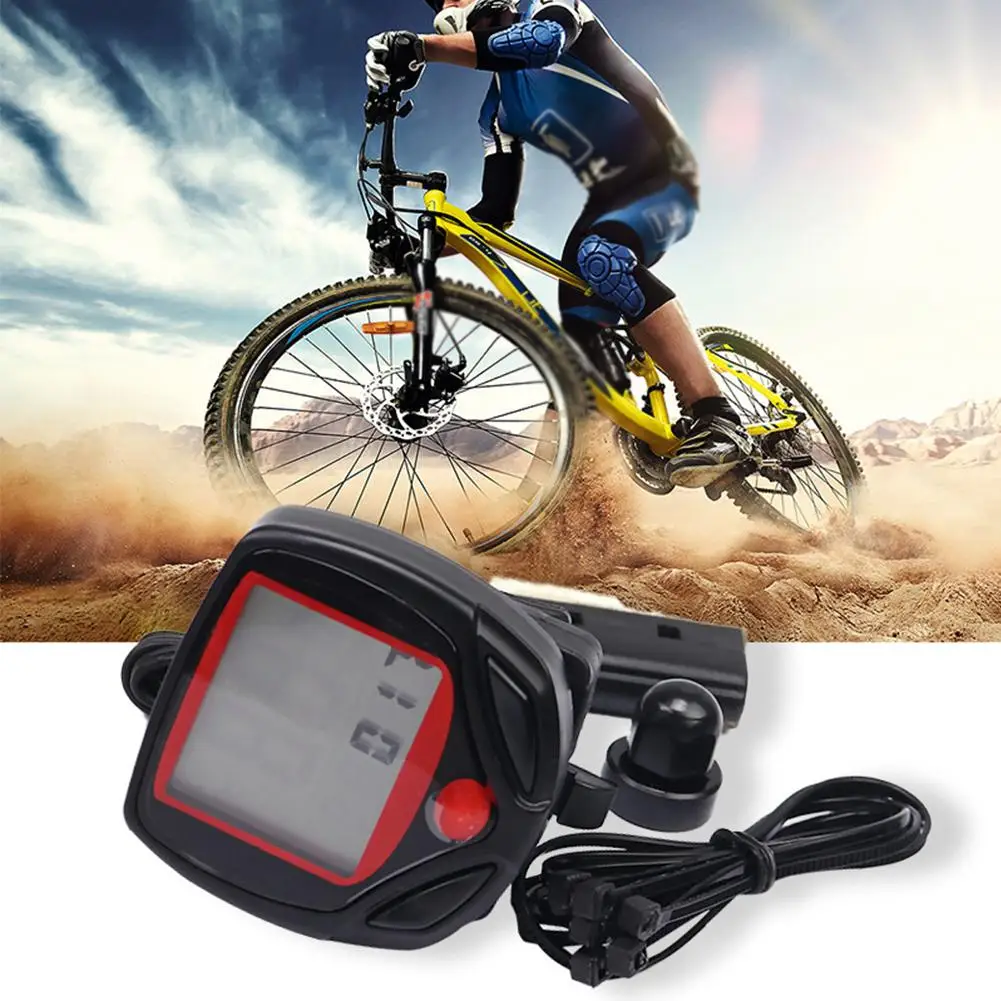 1Pcs Waterproof Wired Digital Bike Ride Speedometer Odometer Cycling Bicycle Table Speed Bicycle Code Counter Accessories A7V6