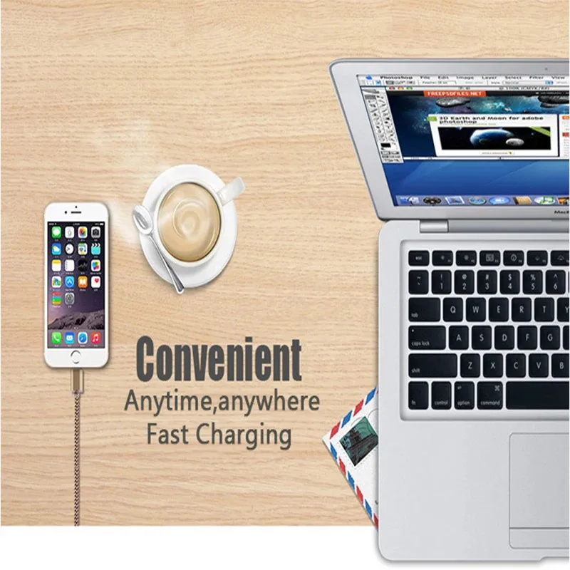 마이크로 USB 2.4A 고속 충전 케이블 나일론 데이터 케이블 삼성 갤럭시 A3/A5/A7 안드로이드 폰 모바일 기기용 1M 2M 3M