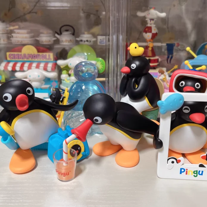 Caja ciega genuina de la serie Pingu y mi día, lindas periféricas, muñeca Garagekit, adorno de escritorio, caja misteriosa, regalo de cumpleaños para niños