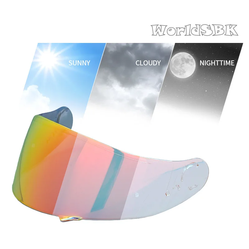 Photochromic Visor Lens Plating Lens Case for Shoei GT-Air Gt Air2 Neotec CNS-1 CNS1 TC- 5 TC- 9 Helmet Night Vision Lens