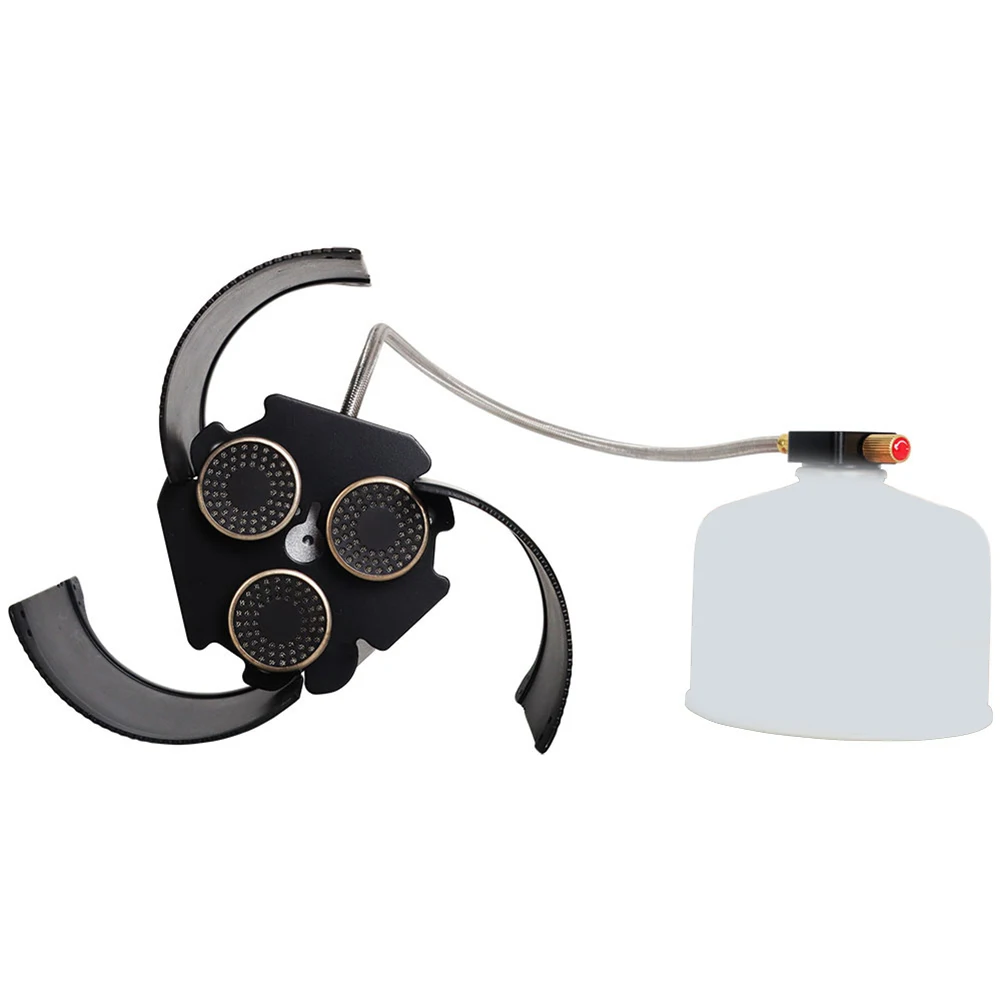 رحلات الظهر أبعاد مخزنة 11 سم قطر × 10.8 سم ارتفاع قابل للطي موقد سياحي الظهر موقد الطبخ #3