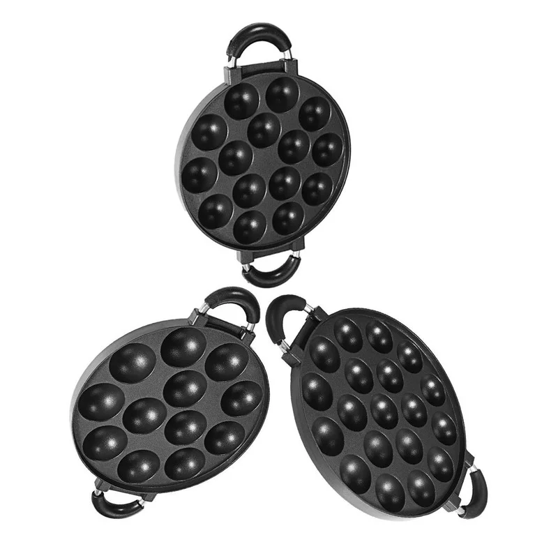 Holes Takoyaki Maker Grill Pan Octopus Ball Plate Home Cooking Baking Forms Mold Tray Baking Pan For Kitchen Tools