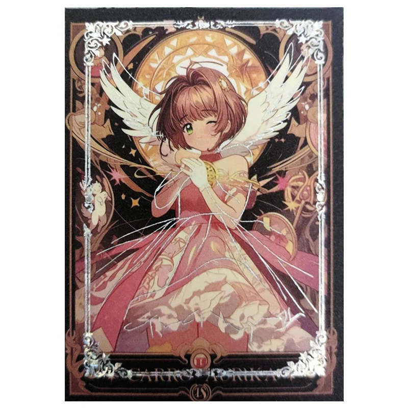 Anime Goddess Story Rare Stamping carte Flash riflettenti KINOMOTO SAKURA Toys for boys carte da collezione regalo di compleanno di natale