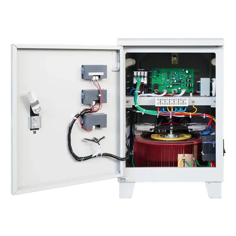 Single Phase Servo Voltage Regulator 10KVA 20KVA 30KVA Automatic AC Voltage Stabilizer 220V ±3% Precision