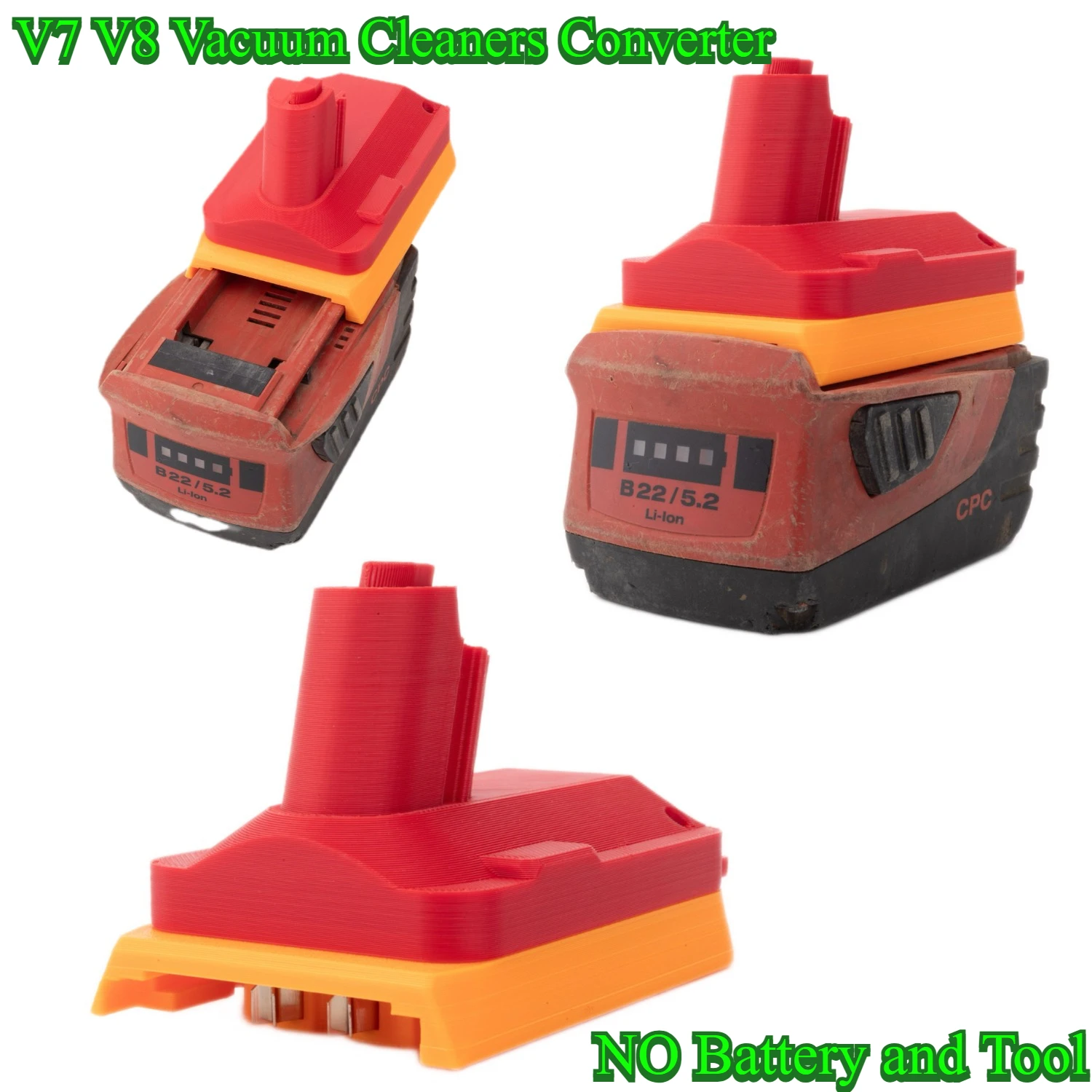 Wireless Power Tool Adapter Converter For Old Hilti 22V B22 Li-ion Battery Convert To DySon V7 V8 Vacuum Cleaners Battery