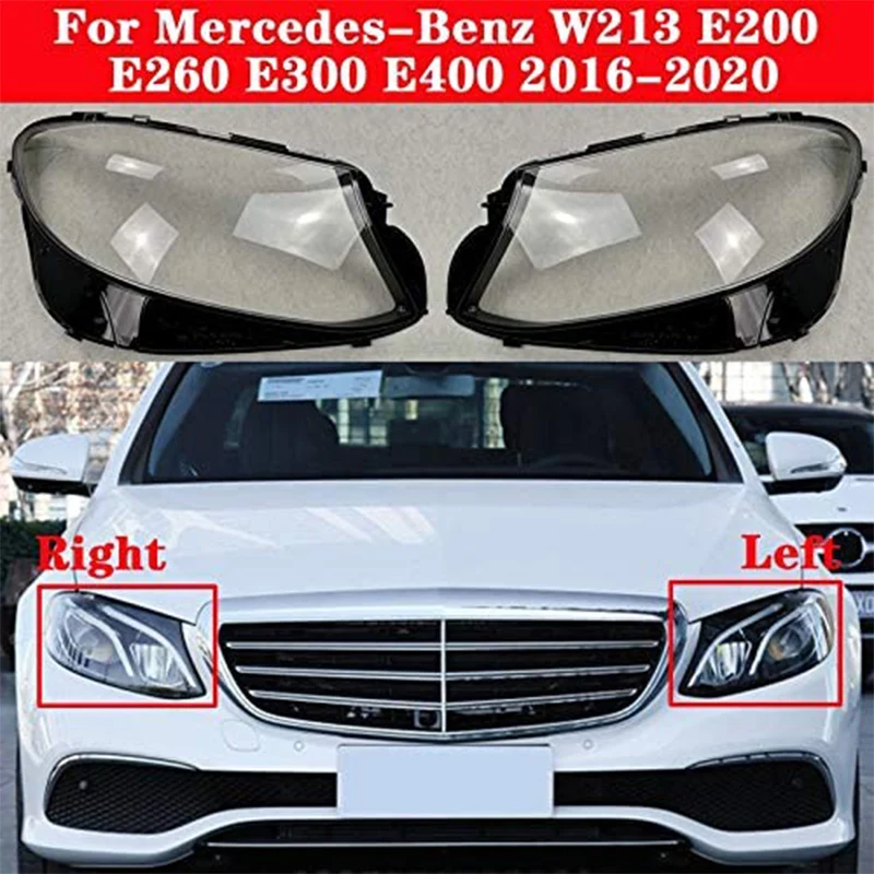 

Car Front Headlights Cover Headlamp Glass Shell Lens Lampshade For Mercedes Benz W213 E200L E300L E320L E350L 2016 2017 ~ 2020