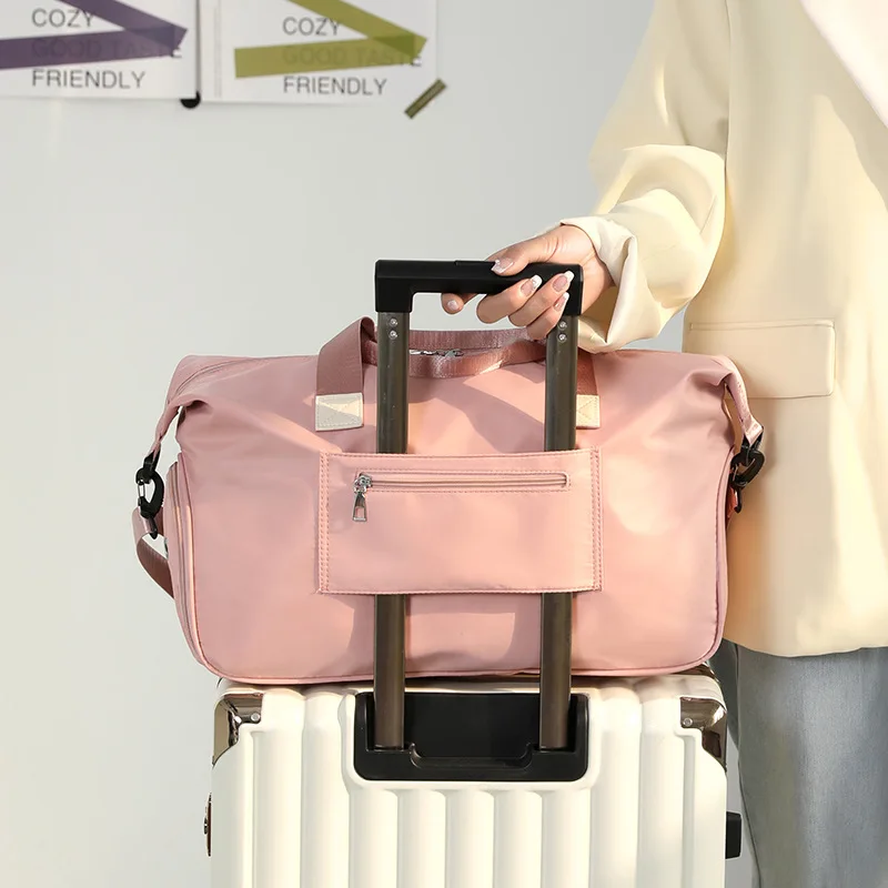 Women Sports Bags For Men Swimming Shoulder Bolsas Large Ladies' Shoe Pocket Fitness Handbags Travel Luggage Suitcase Female Gym