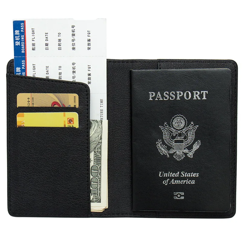 Mexico Passport Cover Synthesis Leather Estados Unidos Mexicanos Travel Document Protective Certification Card Holder Men Women