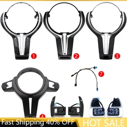 Lenkrad Kit Blüten blätter für BMW F30 F20 F10 F11 F32 F34 1 2 3 4 5 6 7 Serie Auto Zifferblatt Paddel Schalt grad Lenkgetriebe Paddel