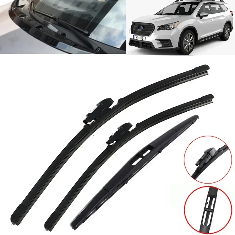 

Front and Rear Windshield Wiper Blade For Subaru Ascent 2019 - 2022 Windscreen Window Back Brushes Glass Blades Accessories