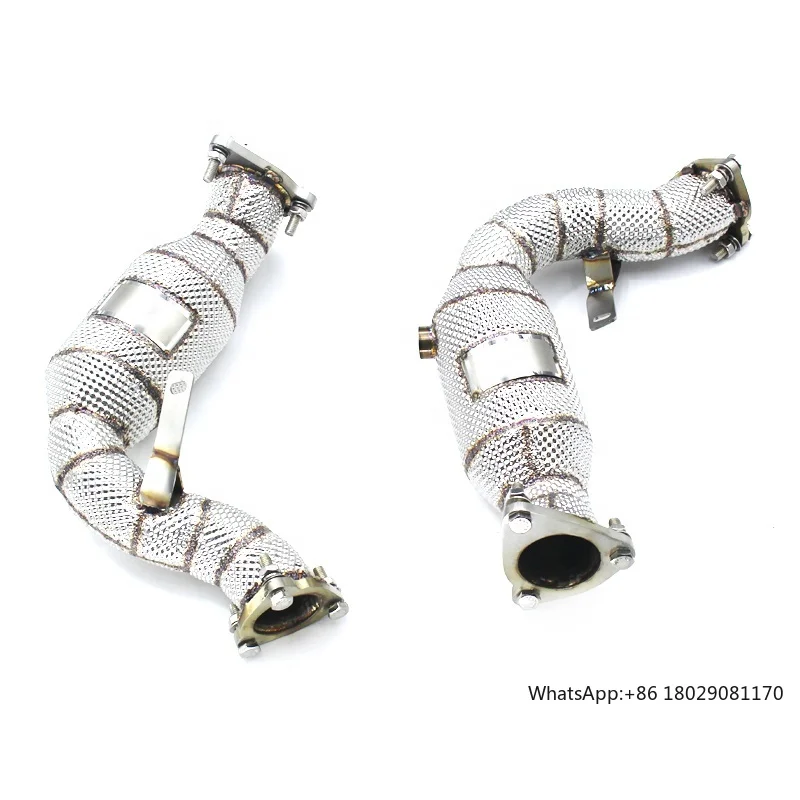 

OEM Exhaust Downpipe For Audi S4/S5 B8/B8.5 3.0T 2013-2019 Stainless Steel Downpipes Car Exhaust pipes