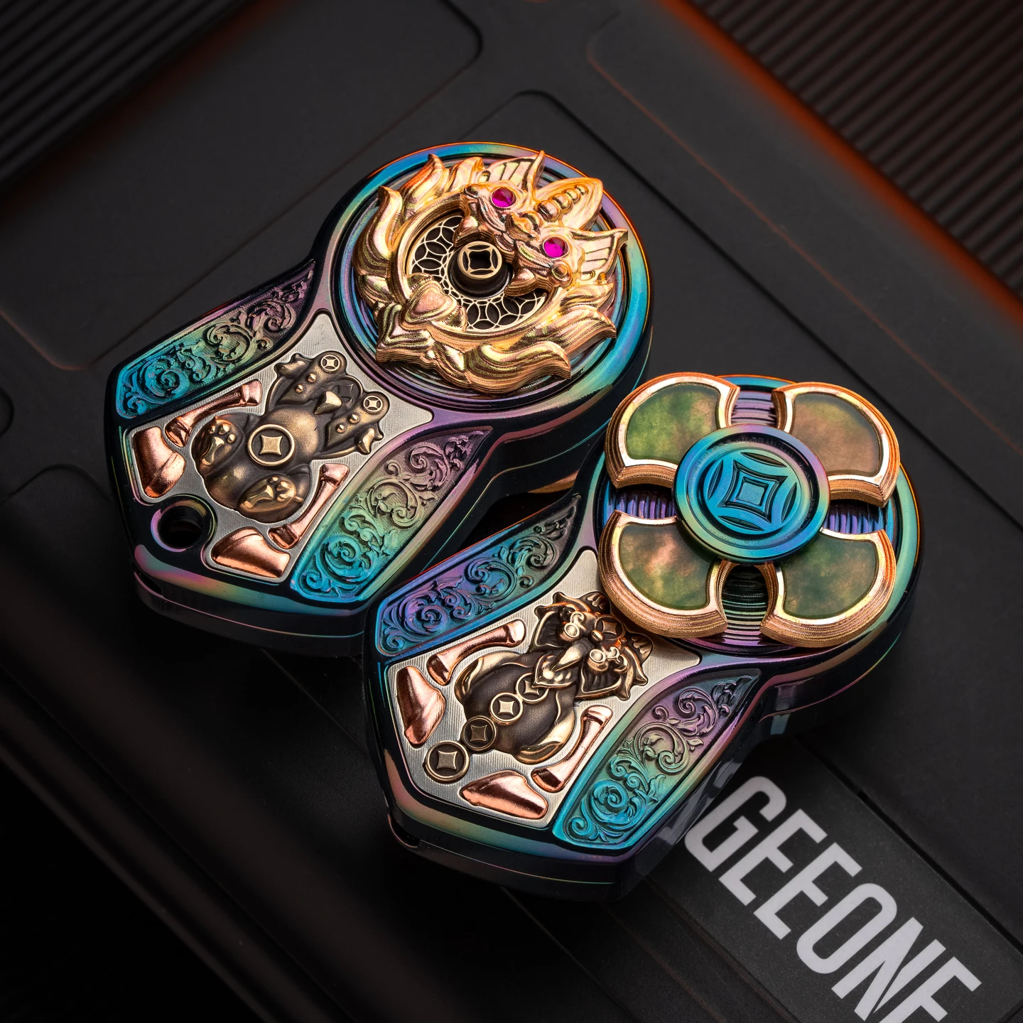 CHIMAGO Garuda EDC Fidget slider Push Slider Metal Toy