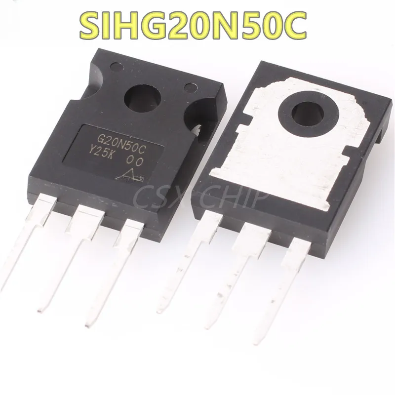 

10PCS/lot 100% New Imported Original SIHG20N50C-E3 SIHG20N50C G20N50C TO-247 N-channel MOSFET 20A 500V