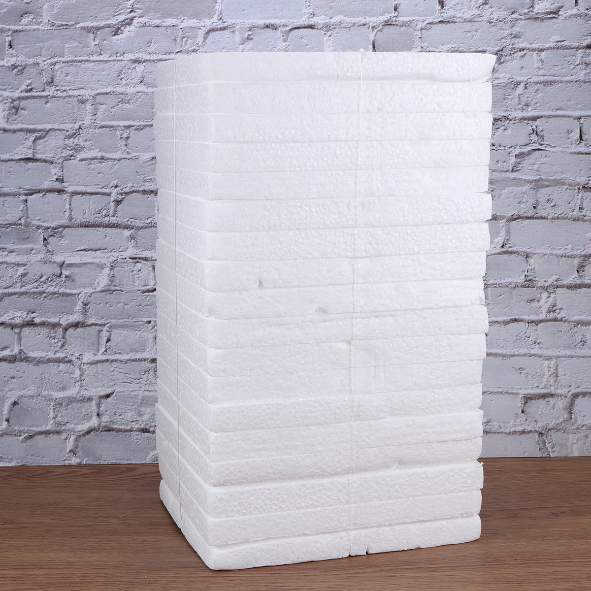 

18pcs White Foam Sheets Shockproof Packaging Fillers for Carton Anti Pressure Lightweight Blocks Boards Bricks Model