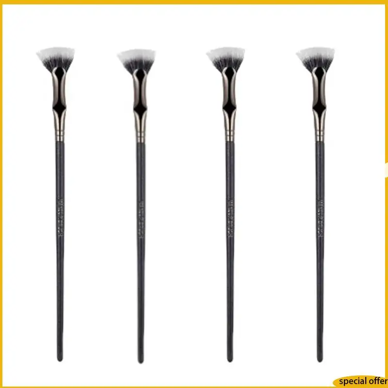 A61I Sikat Bulu Mata Bergigi, Sikat Kipas untuk Alat Pemisah Bulu Mata, Sisir Bulu Mata untuk Mata Bagian Atas Bagian Bawah