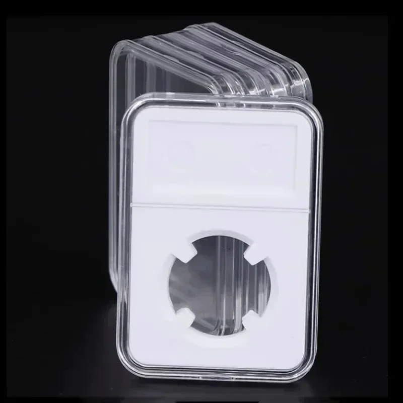 

1/3pcs 38.5/40mm Collectibles Coin Holder Plastic Storage Accessories Case Container Display Protector Slab Transparent Coin Box