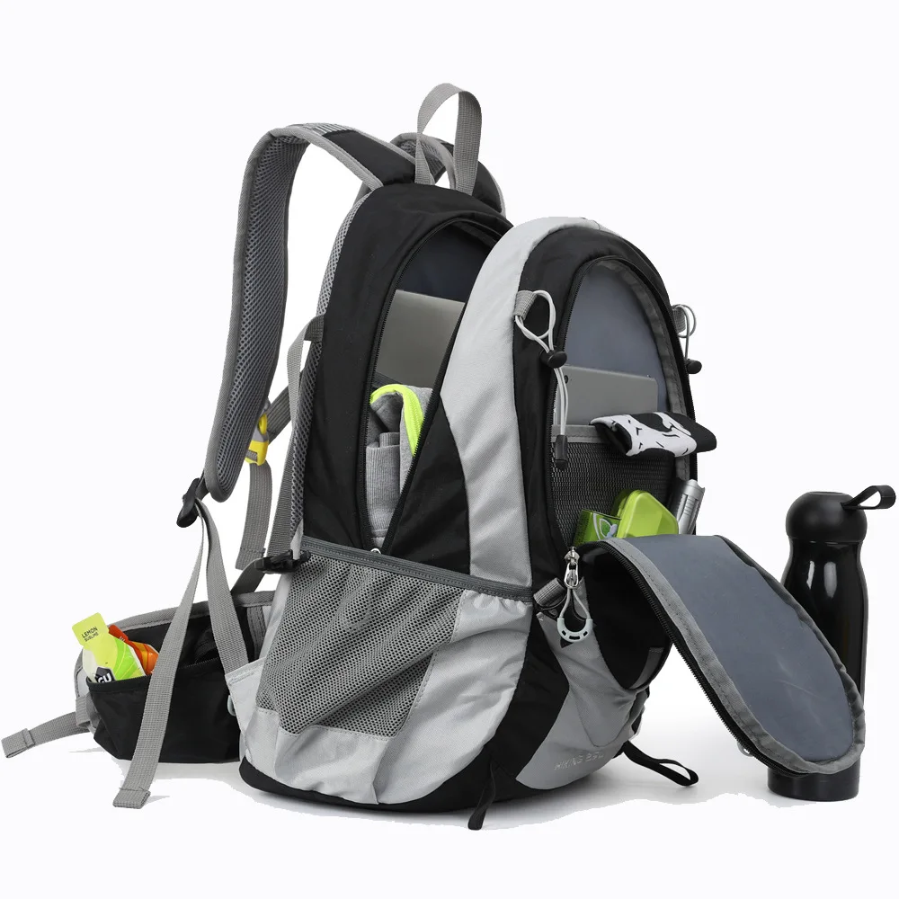 25L Bergsteigen Feuchtigkeitsspendende Trailrunning Rucksack Radfahren Fahrrad Und Motorrad Rucksack Marathon Wandern Mit 2L Wasser Tasche – Detail 11