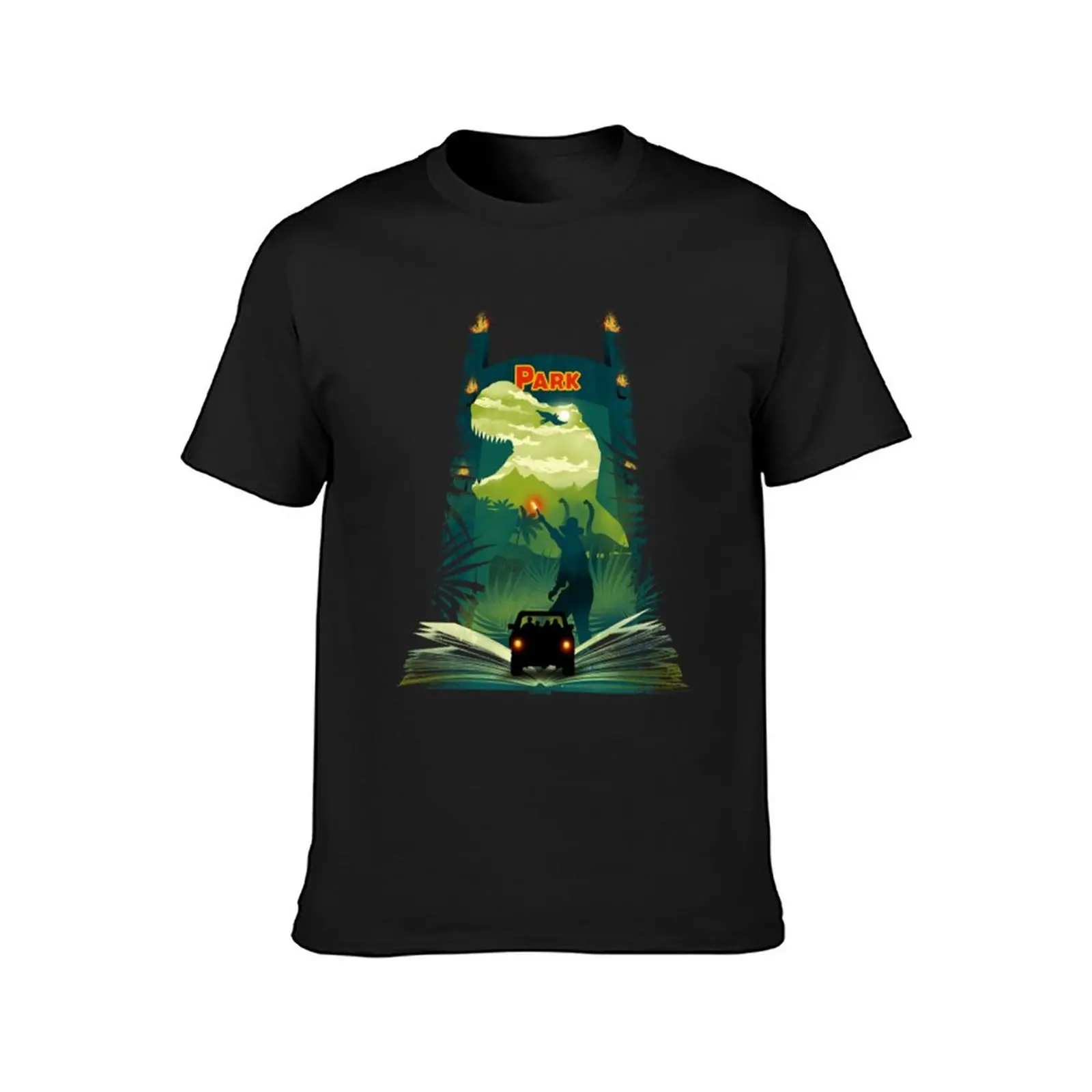 Jurassic Book T-Shirt shirts graphic tees customs mens graphic t-shirts funny