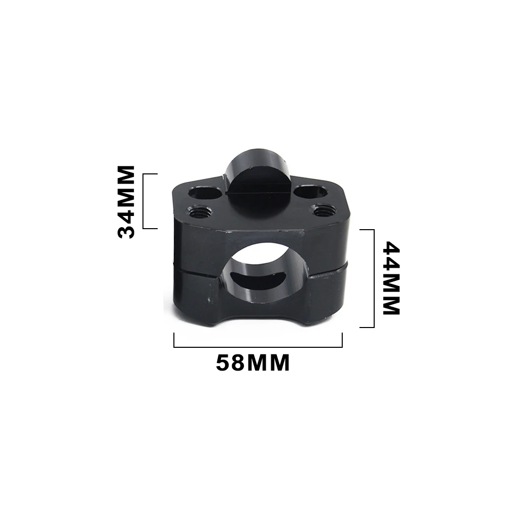 CNC Billet 22MM to 28MM Handlebar Fat Bar Risers Mount Clamp Adaptor Universal Fit Pit Dirt Bike Supermoto MX ATV Motorcycle