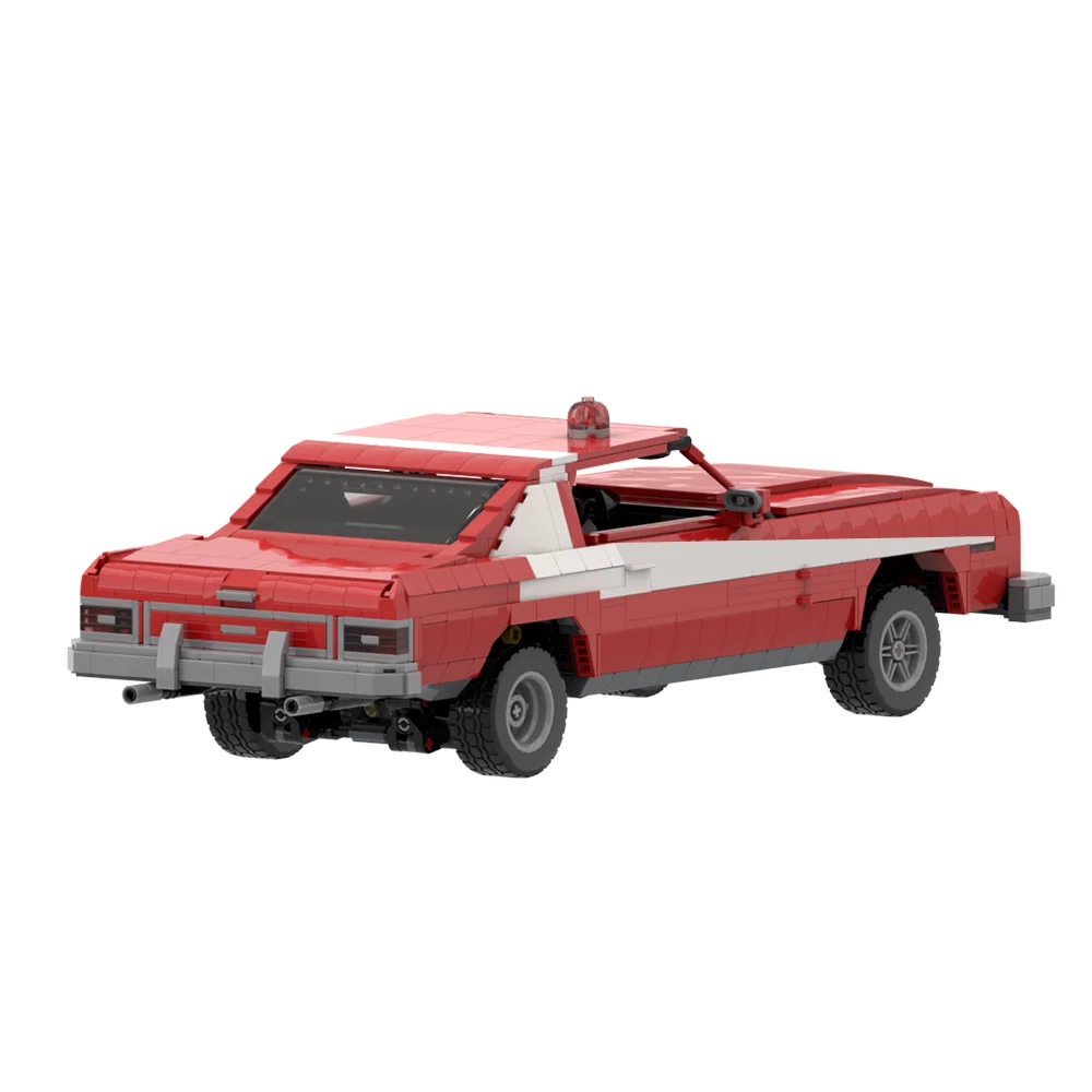 MOC Starsky & Hutch Building Blocks Model Ord Gran Torino 1975 Starsky & Hutch Bricks Classic Cars Assembly Toys Kids Gift