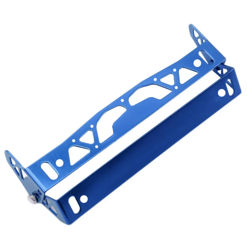 Universal Aluminum Car Adjustable Rotating Car License Plate Frame Holder Solid License Plates Frames Frame Number Power Racing
