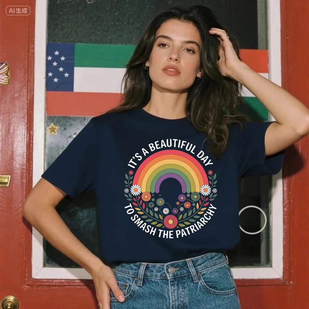 

It's A Beautiful Day To Smash The Patriarchy Tshirt Smash The Patriarchy Shirt Feminist Girl Power TShirt Equal Rights Women Tee