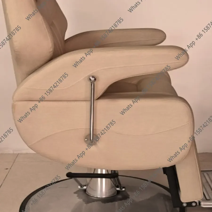 XX Hair Salon Can Recline Physiotherapy Chair Haircut Beauty Large Chassis Hair Cutting Chair Hairdressing Seat 3