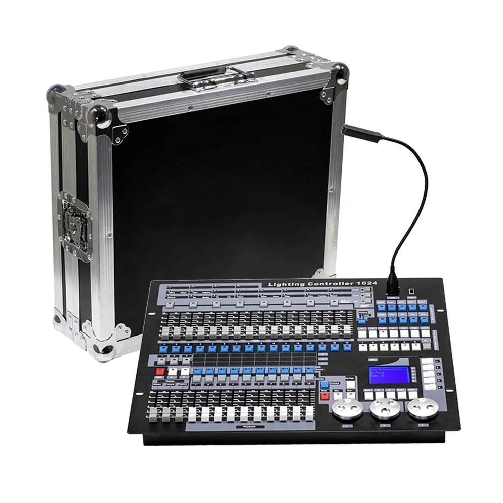 

Professional Audio Video DJ Controller Equipment King Kong 1024 DMX512 Console For Moving Head Par Light