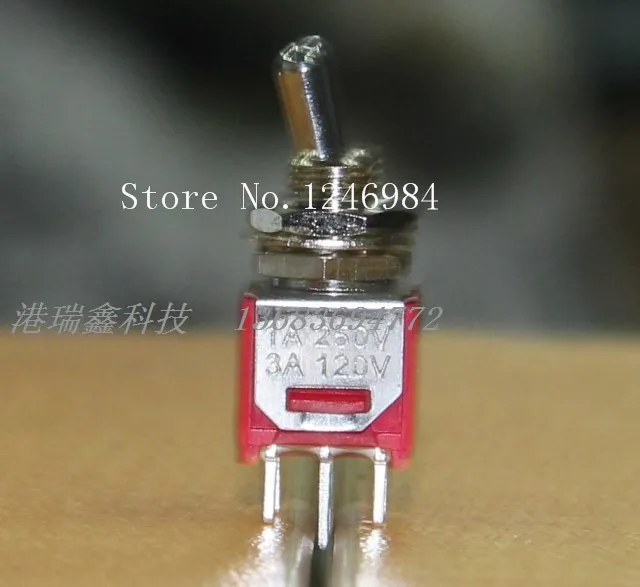 [SA]TS-5 short-throw six-foot two tranches M5.08 -way toggle switch toggle switch Q22 Taiwan Deli Wei 2MD1--50pcs/lot