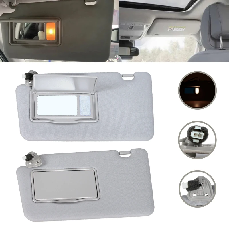 

Car Roof Front Sunvisor For Renault Koleos 2008 2009-2016 Sun Visor Sunvisor With Makeup Mirror Light 964005494R 96401JY65A