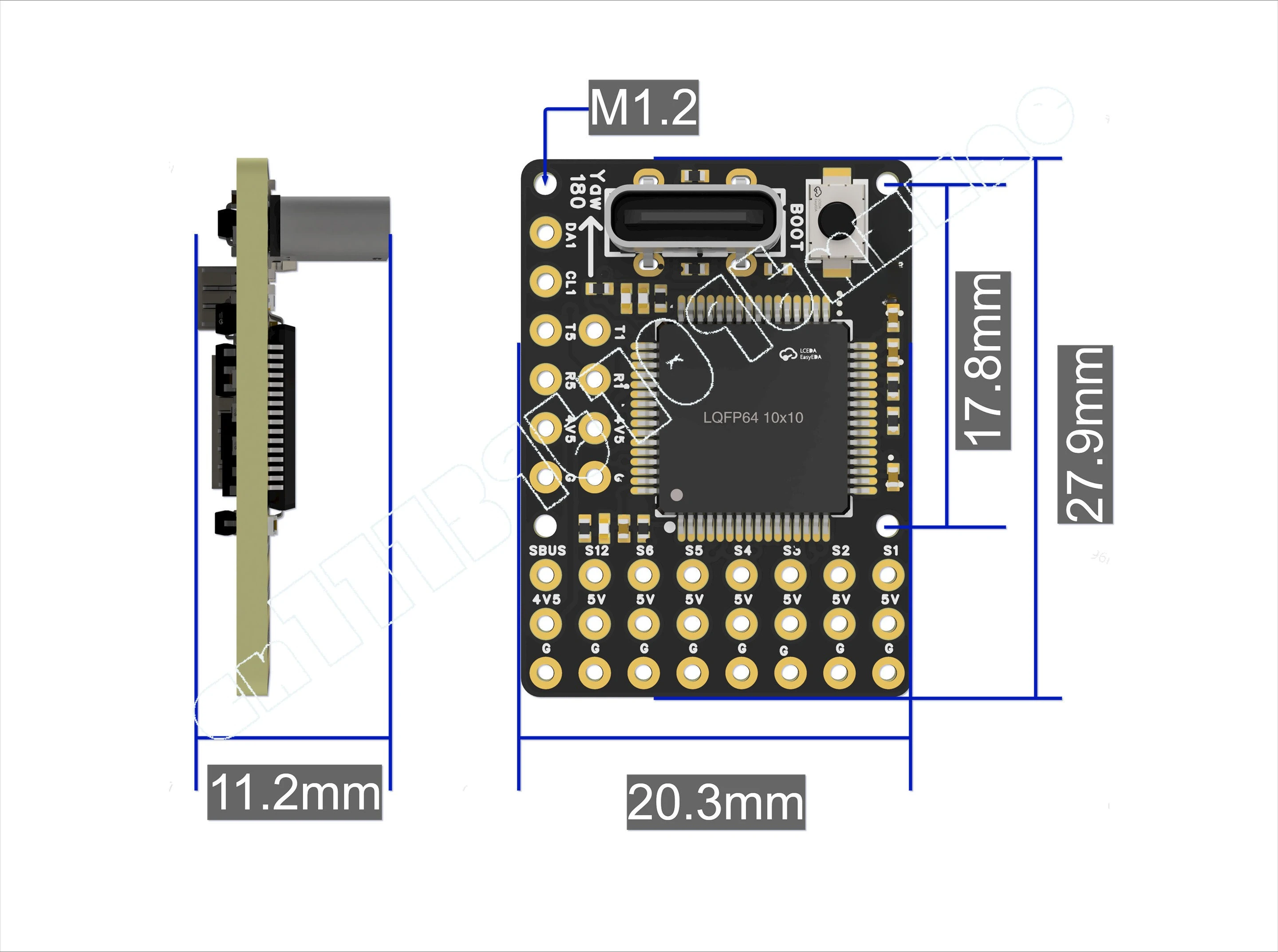 F4Wing Mini Super Mini Fixed Wing, Director Flight Control, Default AP Firmware