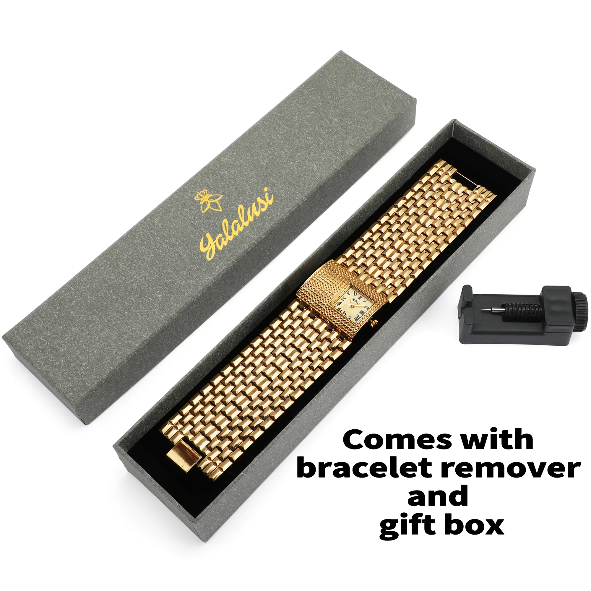Zegarek damski YaLaLuSi Tonnea – Luxury Watch Gold And Black recenzja i cena