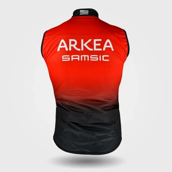 2020 ARKEA SAMSIC  TEAM Red Summer Sleeveless Cycling Vest Mtb Clothing Bicycle Maillot Ciclismo Bike Clothes