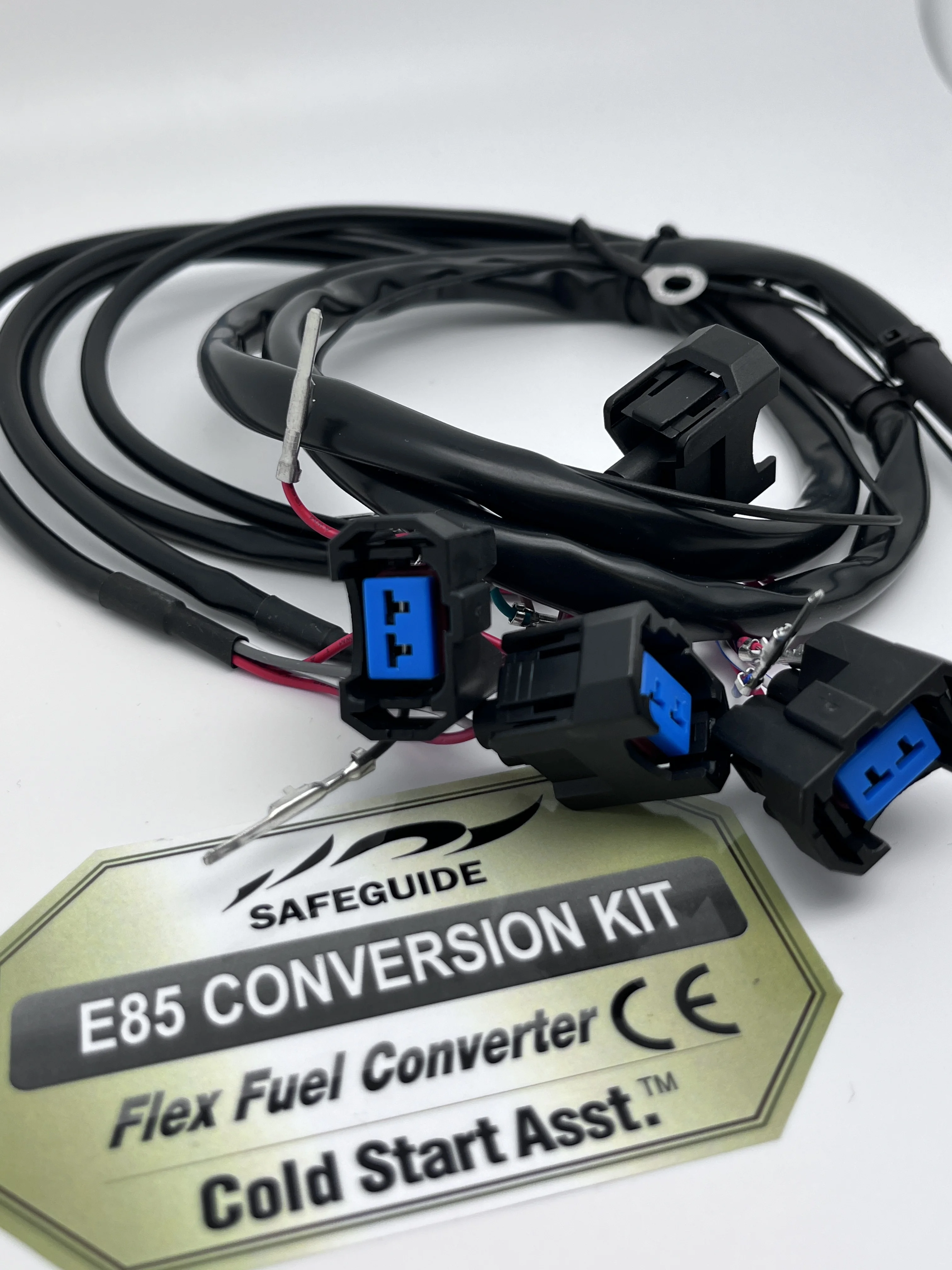 E85 Conversion Kit for 4Cyl/6Cyl Vehicles - Plug-and-Play, Cold Engine Starting Asst, Smart Temperature Sensor Included